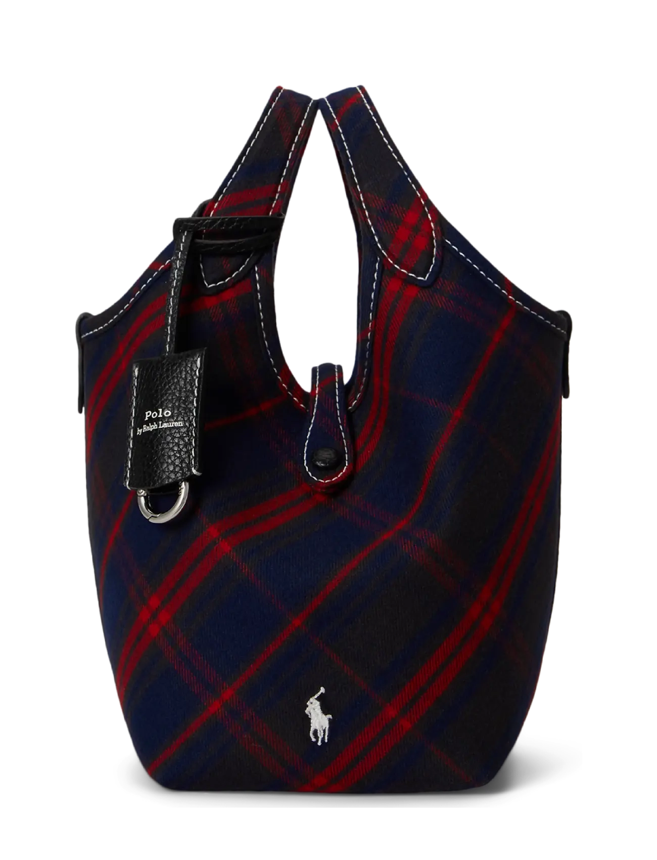 Polo Ralph Lauren Polo Play Plaid Tote & Crossbody - Shoppingväskor & Totes - MULTI PLAID / multi
