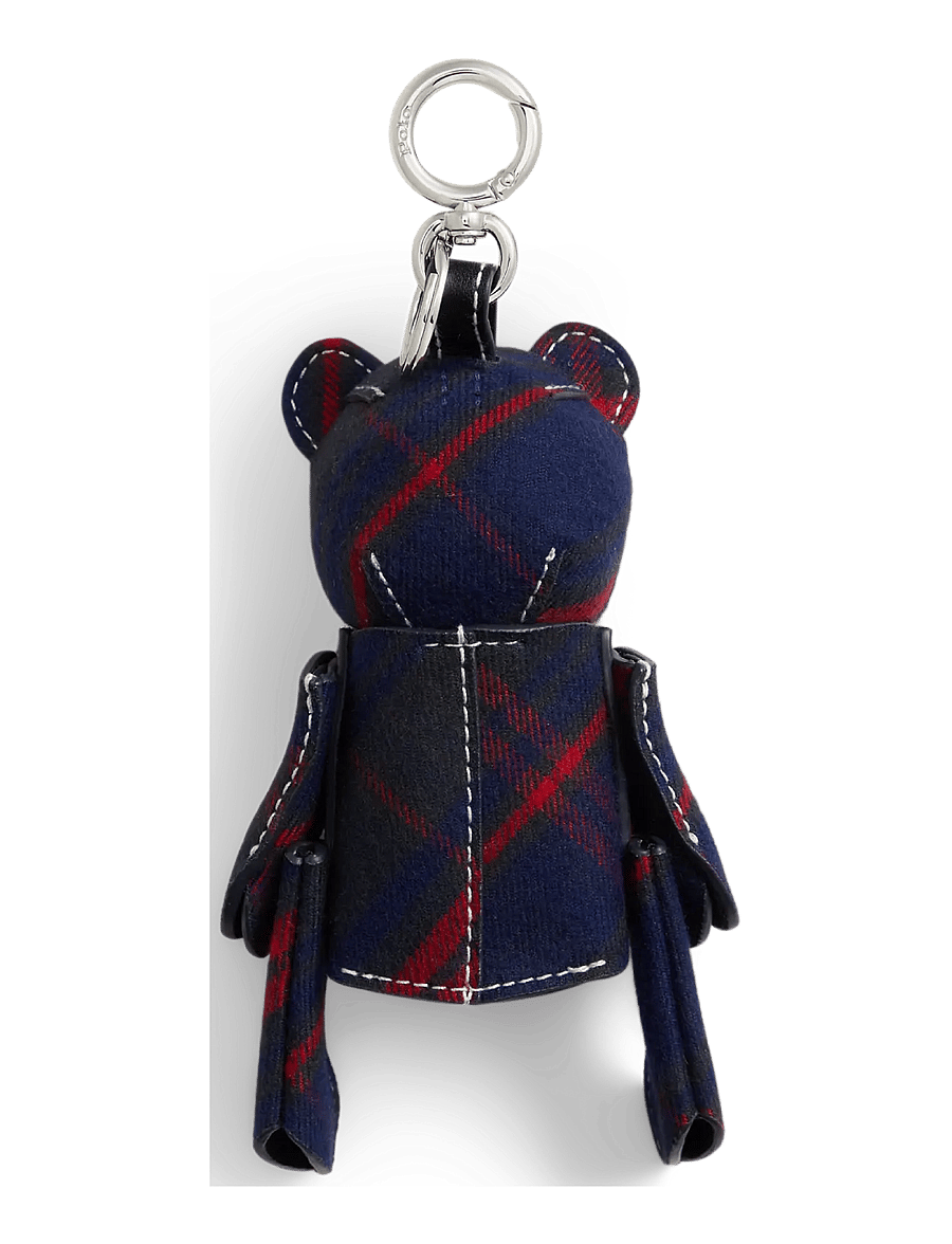 Polo Ralph Lauren - Plaid Cotton Polo Bear Charm - võtmehoidjad ja kotiripatsid - multi plaid - 1