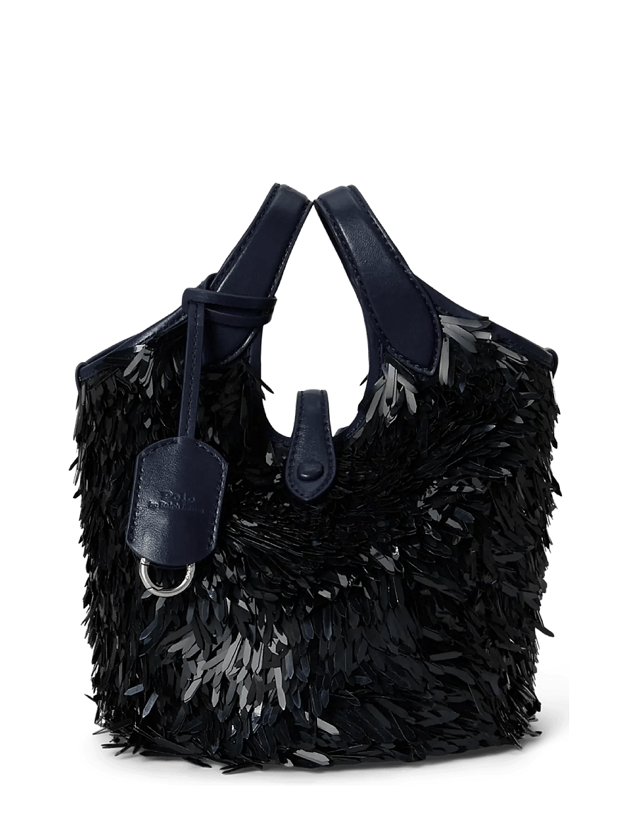 Polo Ralph Lauren - Polo Play Beaded Tote & Crossbody - tote bags - deep iris - 1