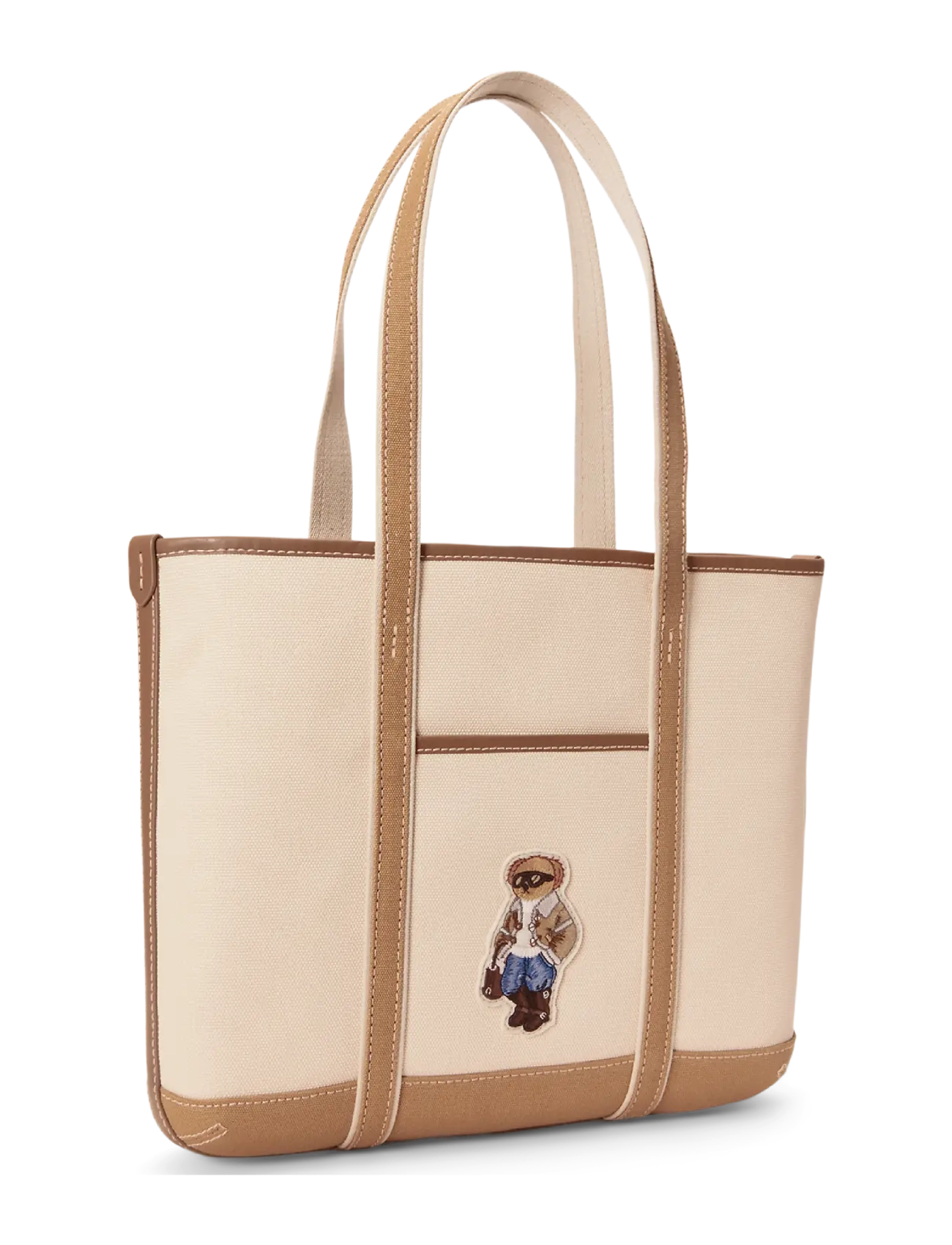 Polo Ralph Lauren - Polo Bear Canvas Small Shopper Tote - ecru/berkshire - 3