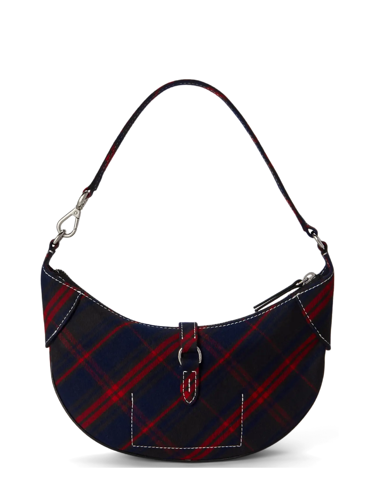 Polo Ralph Lauren - Polo ID Plaid Twill Mini Shoulder Bag - skuldertasker - multi plaid - 1