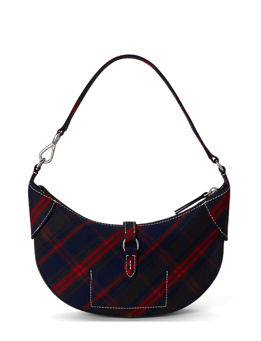 Polo Ralph Lauren - Polo ID Plaid Twill Mini Shoulder Bag - skuldertasker - multi plaid - 1
