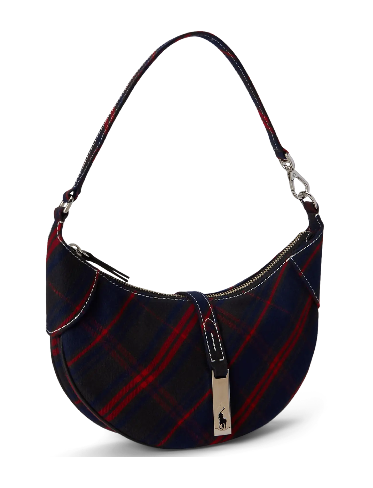 Polo Ralph Lauren - Polo ID Plaid Twill Mini Shoulder Bag - skuldertasker - multi plaid - 2