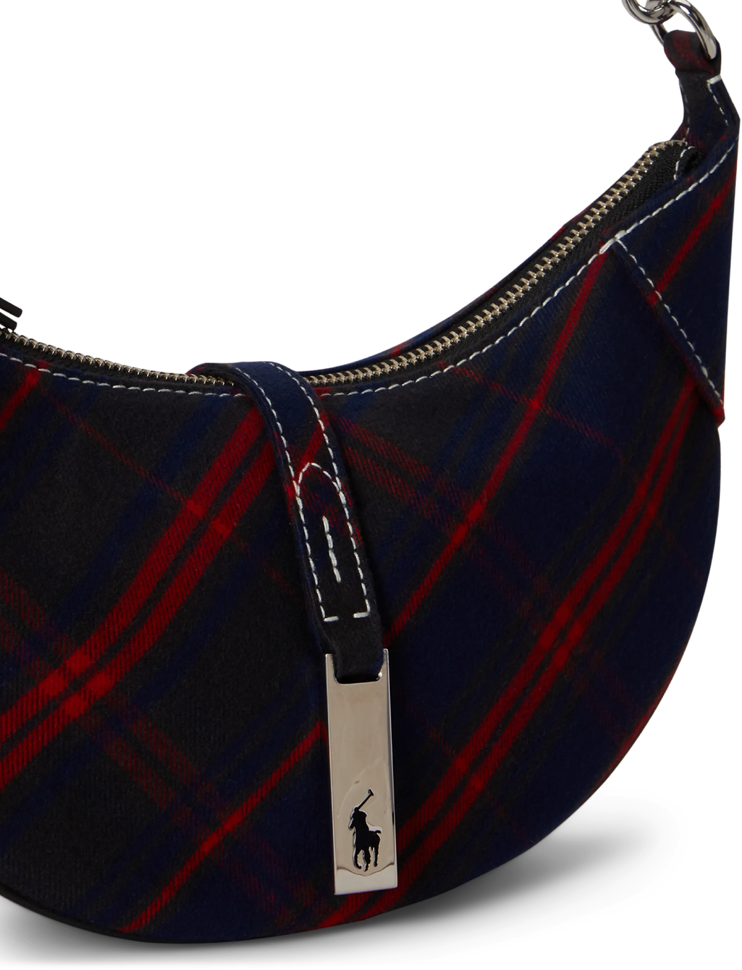 Polo Ralph Lauren - Polo ID Plaid Twill Mini Shoulder Bag - skuldertasker - multi plaid - 3