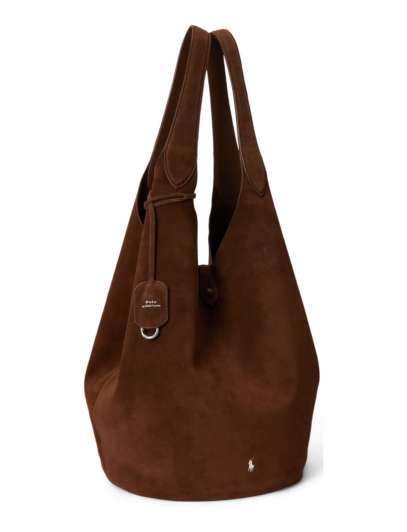 Polo Ralph Lauren - SUEDE-PLY LG TTE R-TTE-LRG - skuldertasker - cafe - 2
