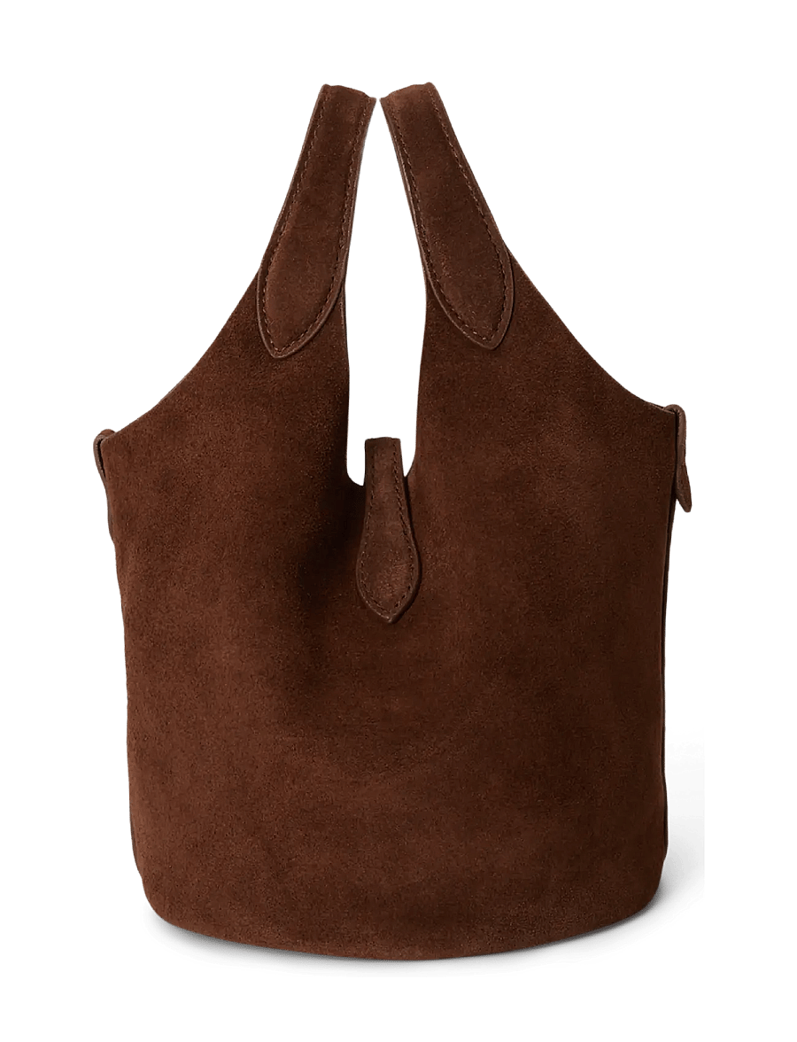 Polo Ralph Lauren - Polo Play Suede Small Tote & Crossbody - crossbody bags - cafe - 1