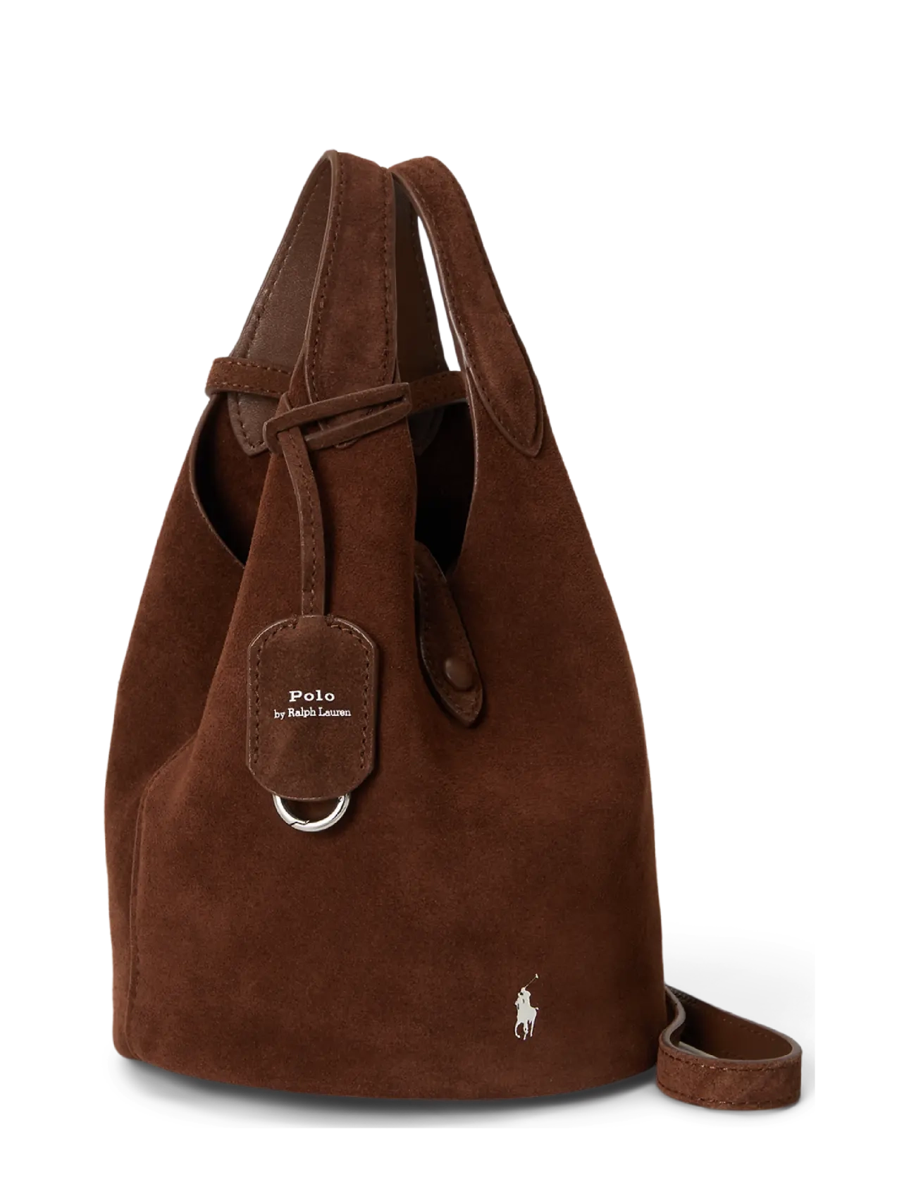 Polo Ralph Lauren - Polo Play Suede Small Tote & Crossbody - crossbody bags - cafe - 2