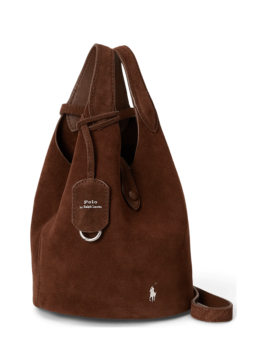 Polo Ralph Lauren - Polo Play Suede Small Tote & Crossbody - crossbody bags - cafe - 2