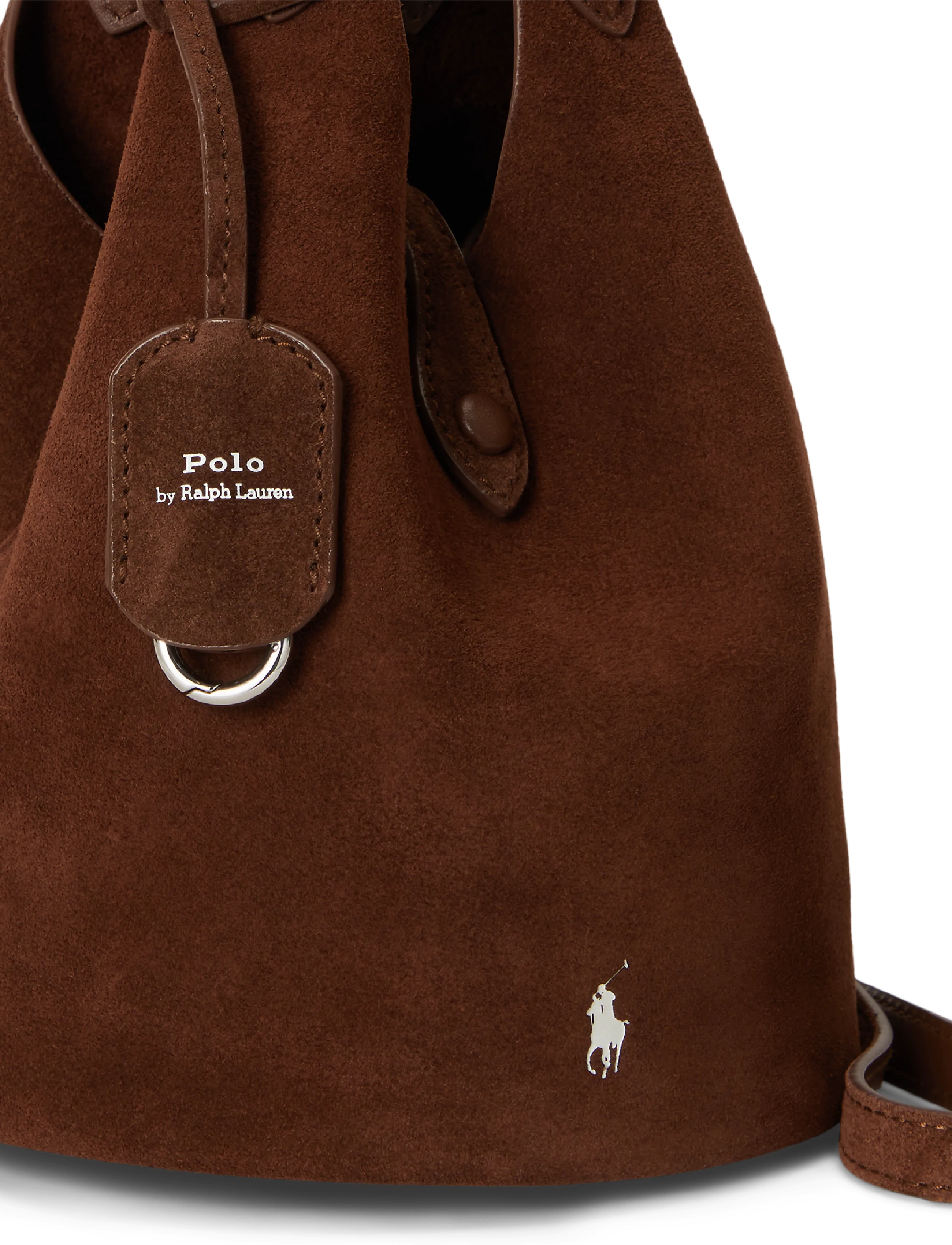 Polo Ralph Lauren - Polo Play Suede Small Tote & Crossbody - crossbody bags - cafe - 4