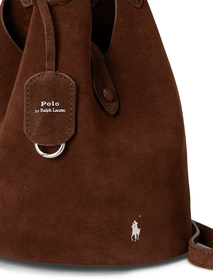 Polo Ralph Lauren - Polo Play Suede Small Tote & Crossbody - crossbody bags - cafe - 4