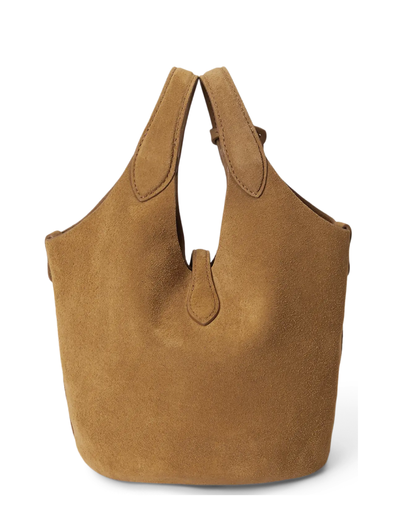 Polo Ralph Lauren - Polo Play Suede Small Tote & Crossbody - crossbody bags - caramel - 2