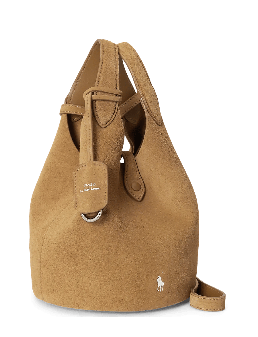 Polo Ralph Lauren - Polo Play Suede Small Tote & Crossbody - crossbody bags - caramel - 3
