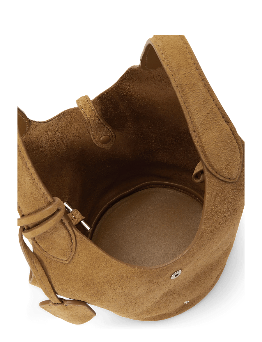 Polo Ralph Lauren - Polo Play Suede Small Tote & Crossbody - crossbody bags - caramel - 4