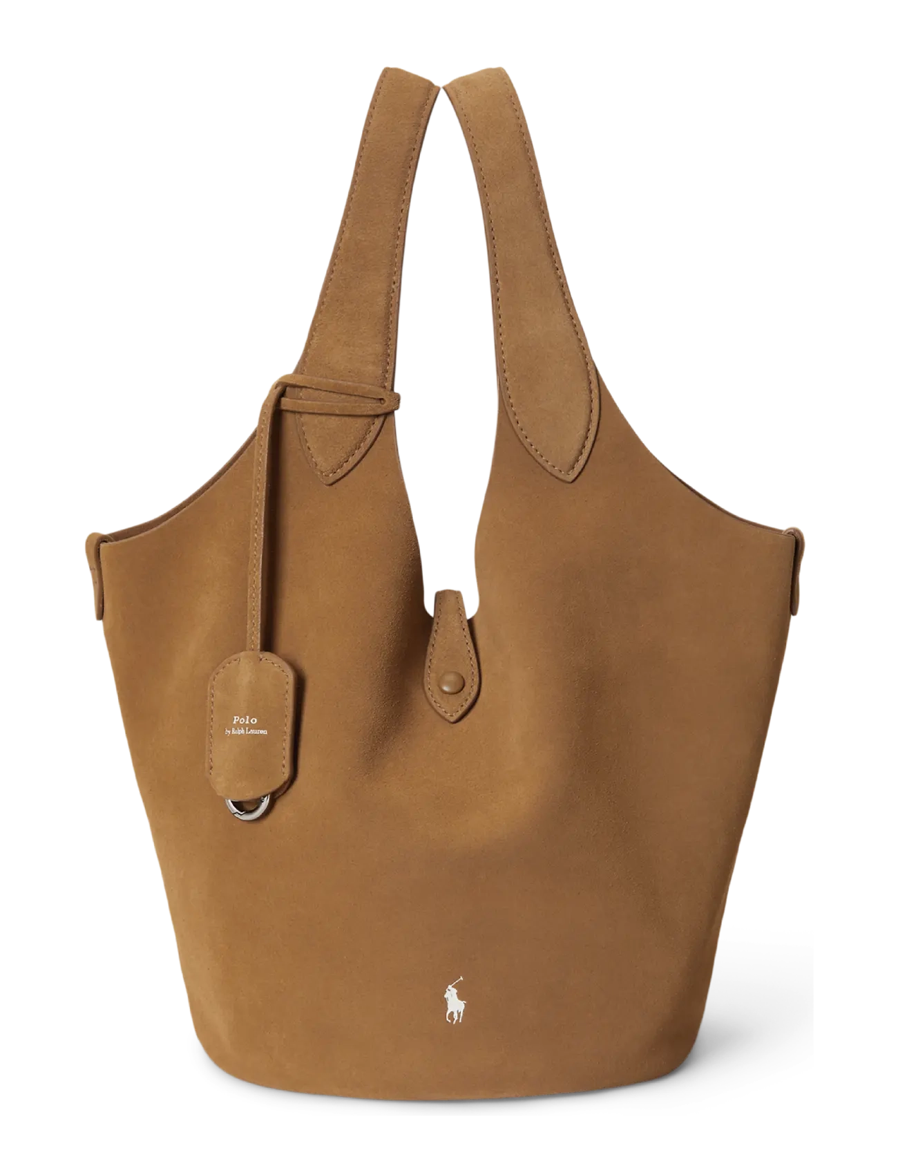 Polo Ralph Lauren Polo Play Suede Tote - Polo Ralph Lauren - CARAMEL / brown