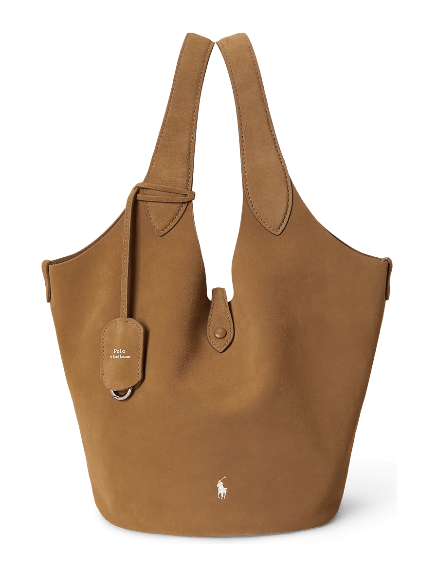 Polo Ralph Lauren - Polo Play Suede Tote - special occasions - caramel - 0