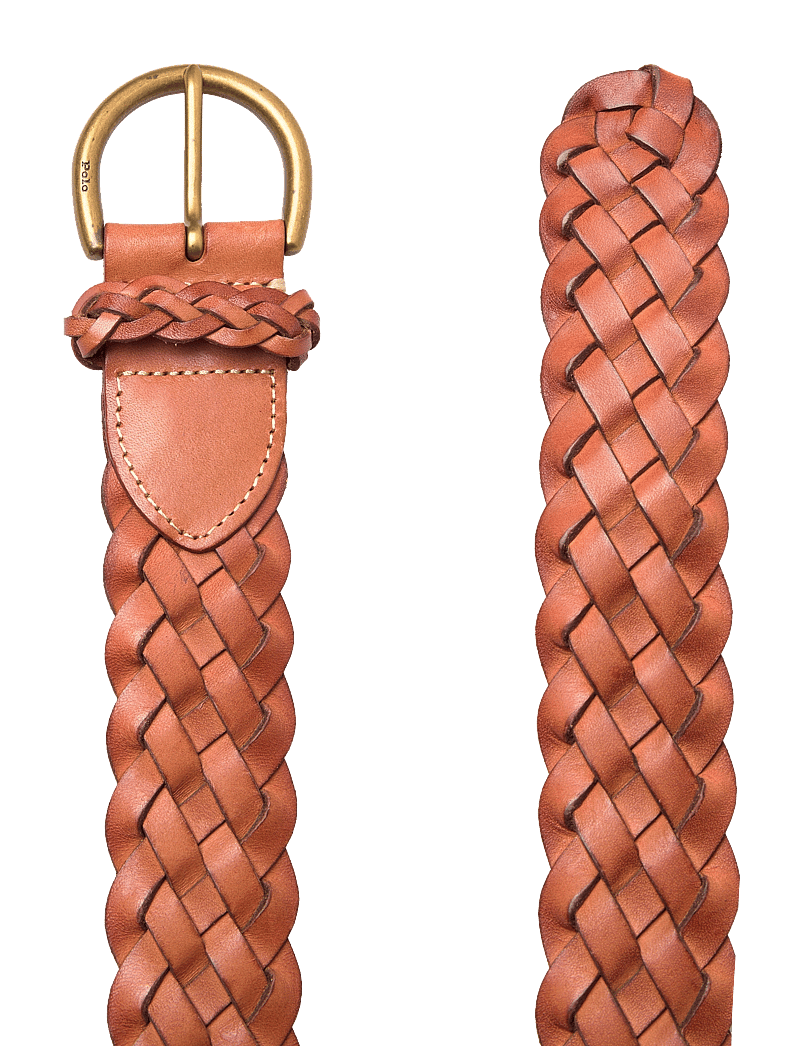 Polo Ralph Lauren - Braided Calfskin Belt - modetrender - cuoio - 1