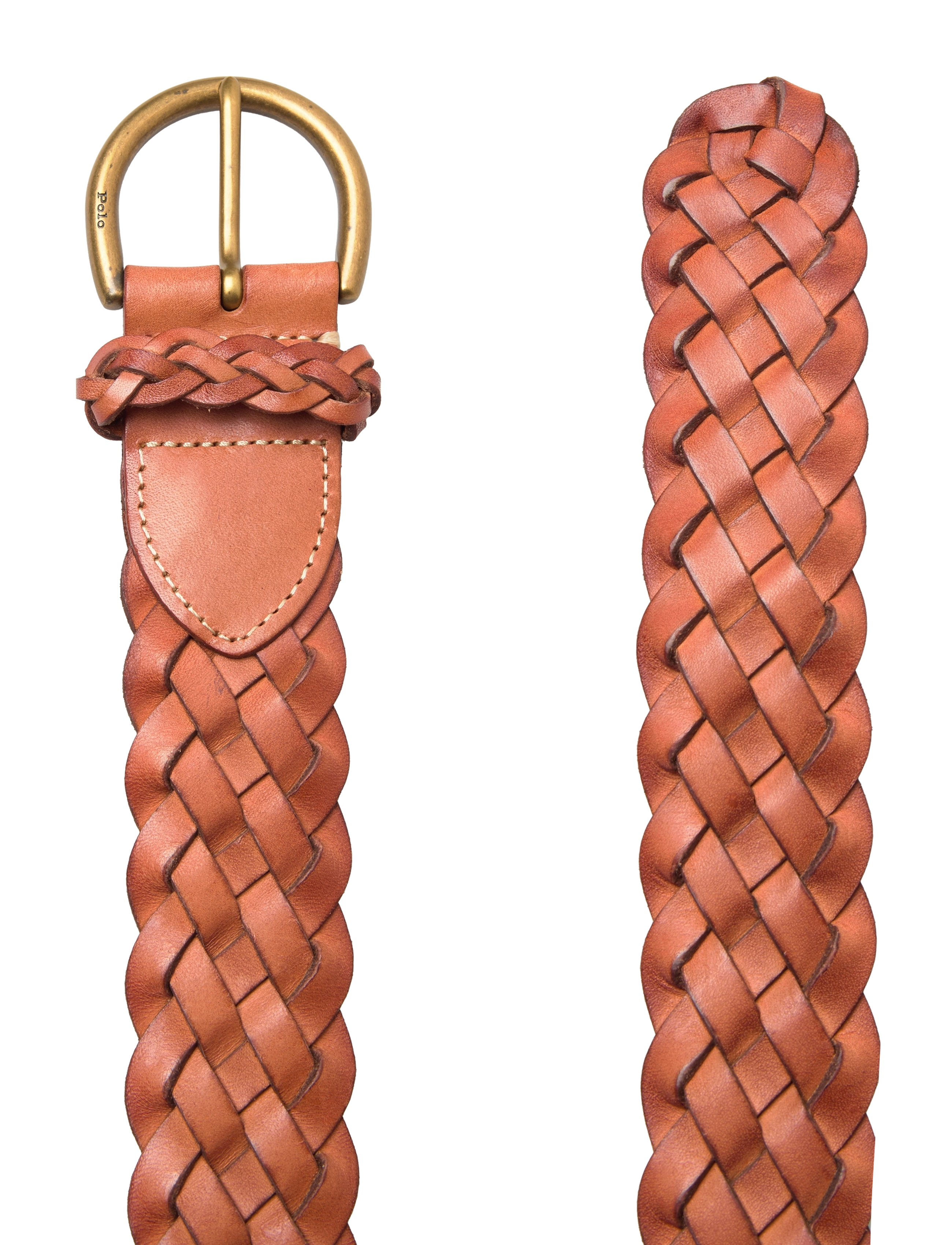 Polo Ralph Lauren - Braided Calfskin Belt - cuoio - 1