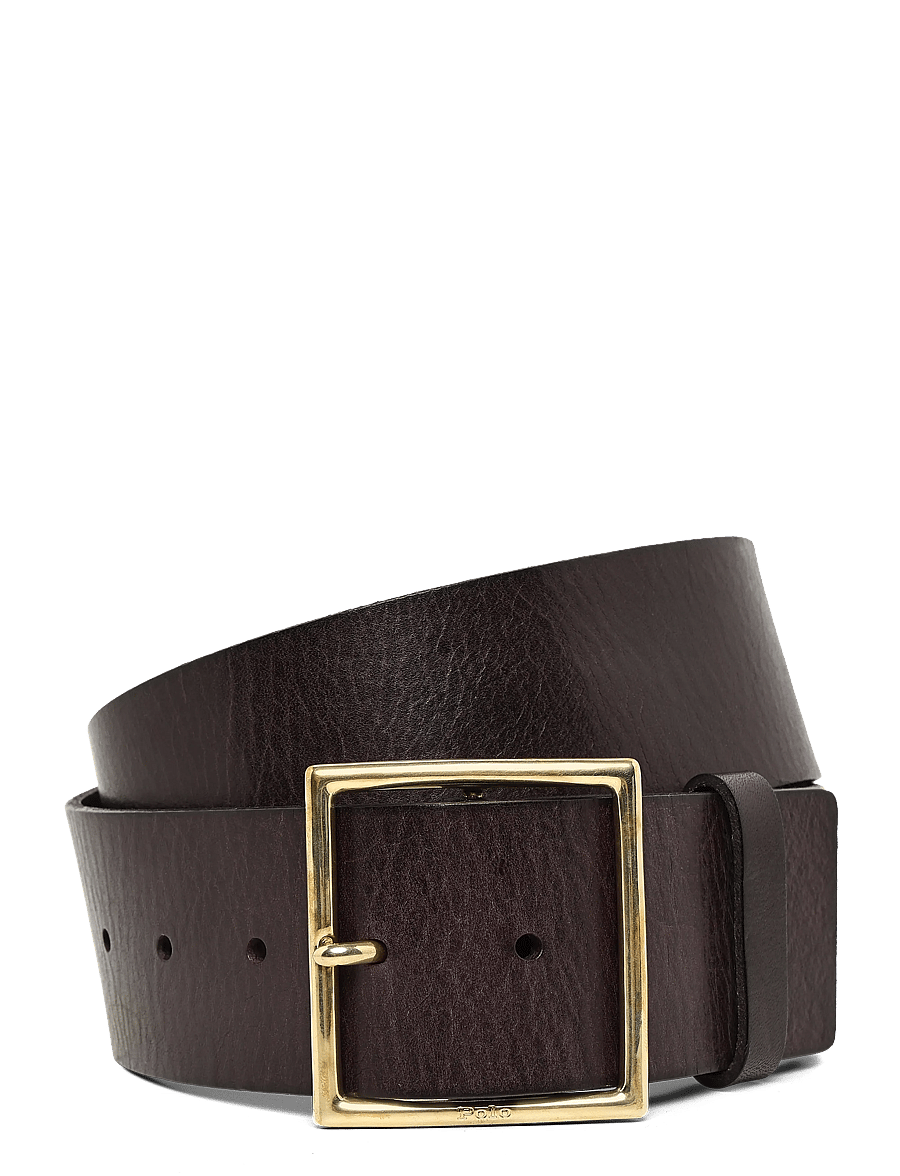 Polo Ralph Lauren - TUMBLED VACHETTA-50MM PL SQR-BLT-ME - ledergürtel - tobacco - 1