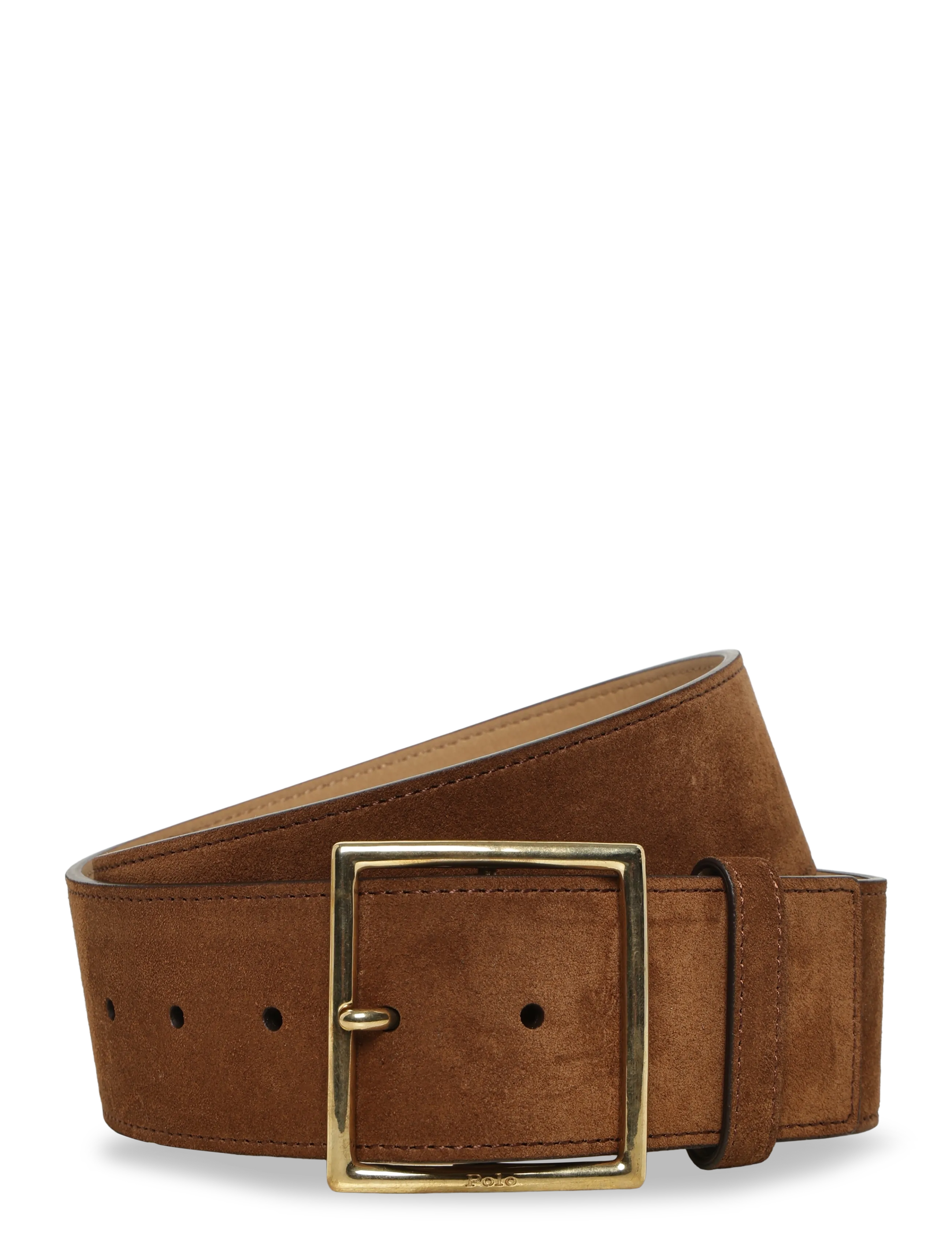 Polo Ralph Lauren SUEDE-50MM PL SQR-BLT-MED - Accessoarer - CINNAMON / brown