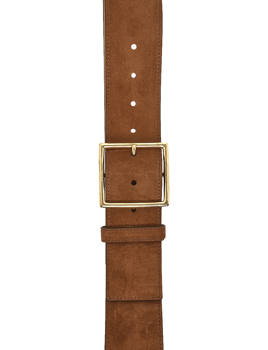 Polo Ralph Lauren - SUEDE-50MM PL SQR-BLT-MED - läderskärp - cinnamon - 2