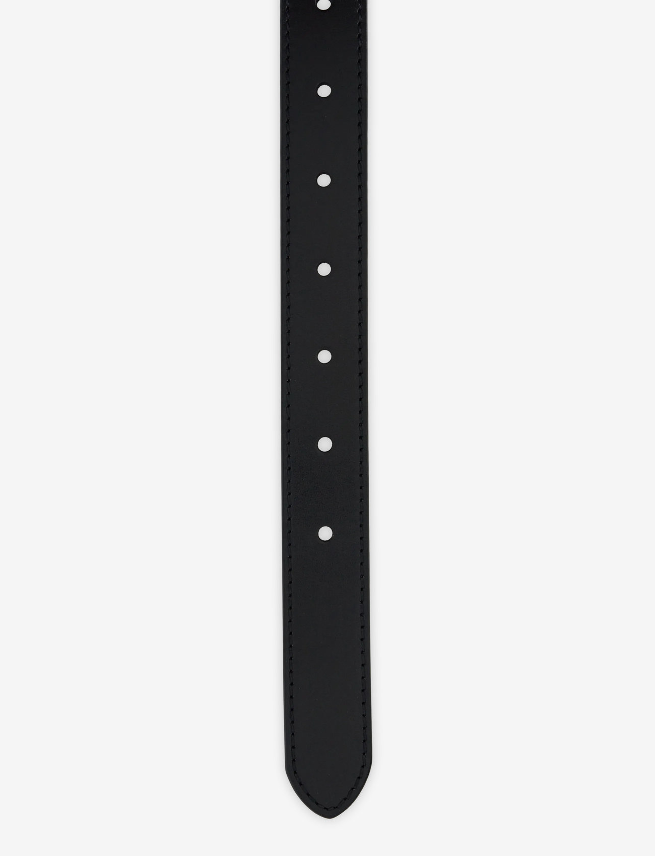 Polo Ralph Lauren - Oval-Buckle Skinny Leather Belt - igapäevased vööd - black - 2