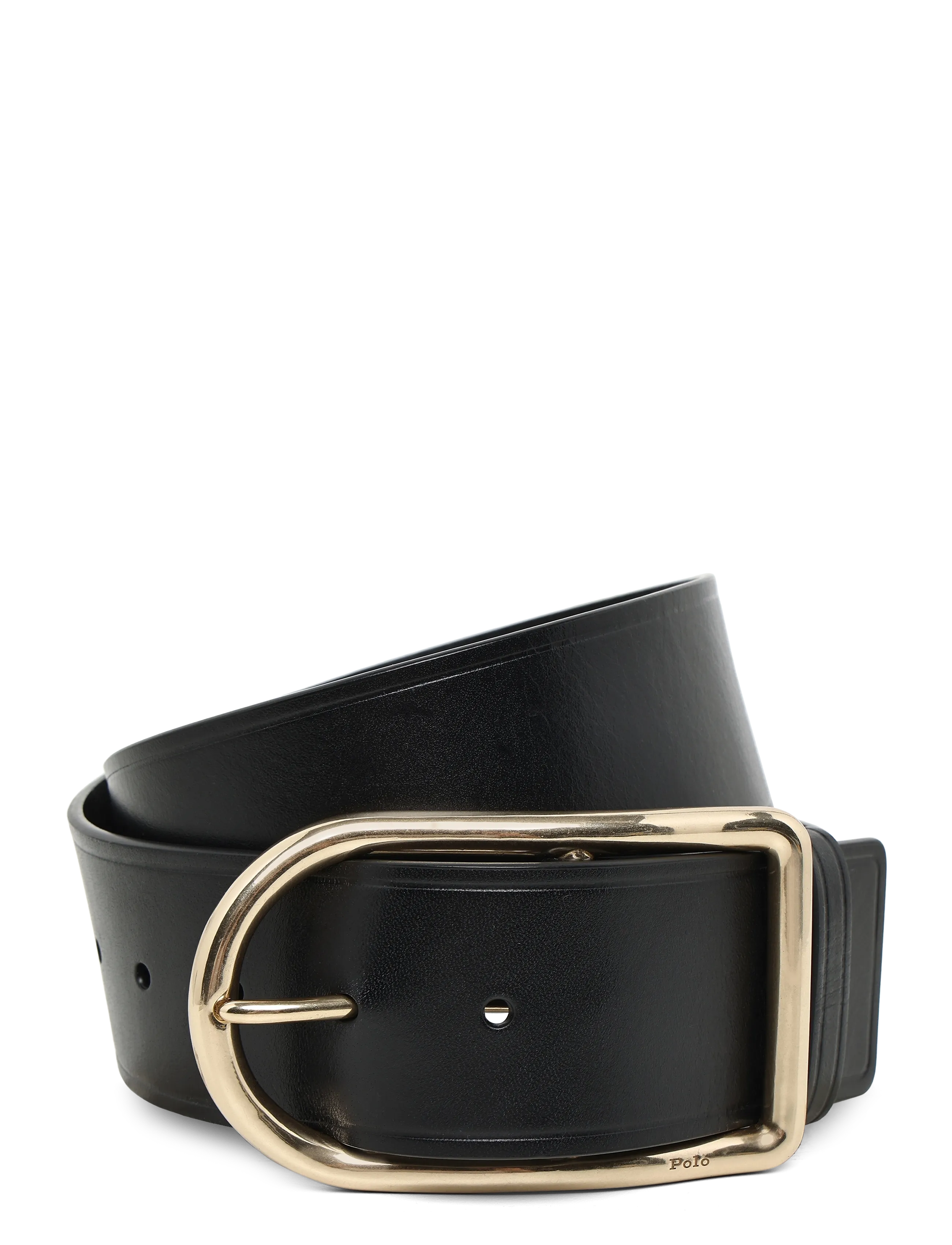 Polo Ralph Lauren Tumbled Veg-50Mm Crv Cnt-Blt-Med, L, Black, Belts > Casual Belt, Dame