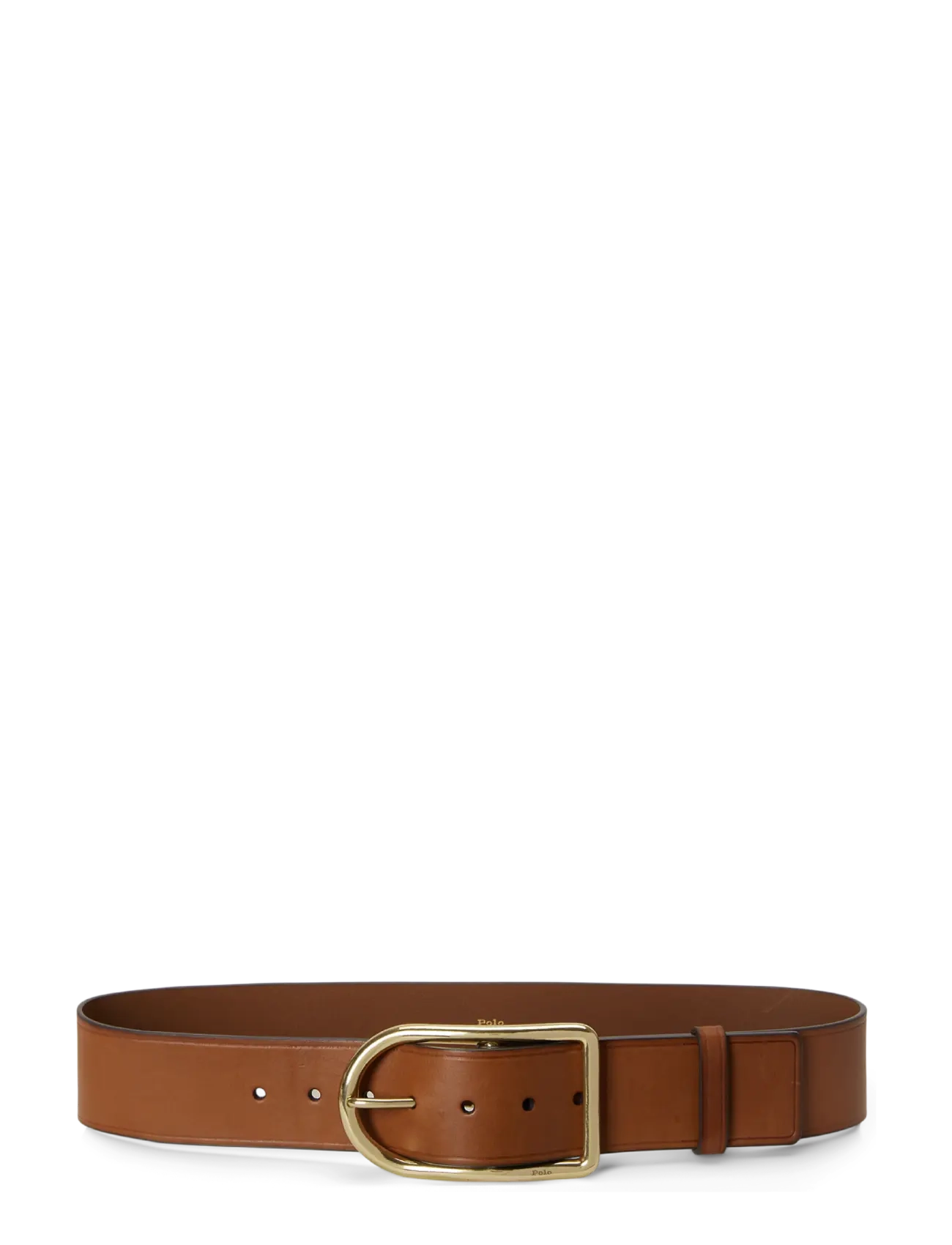 Polo Ralph Lauren TUMBLED VEG-50MM CRV CNT-BLT-MED - Vabaajavööd - CUOIO / brown