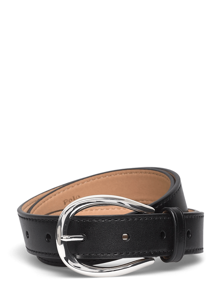Polo Ralph Lauren - Stirrup-Buckle Leather Belt - leren riemen - black - 0