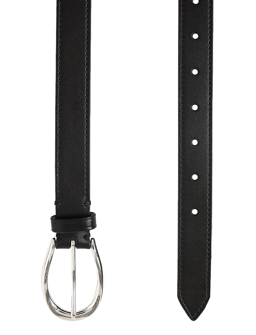 Polo Ralph Lauren - Stirrup-Buckle Leather Belt - leren riemen - black - 1