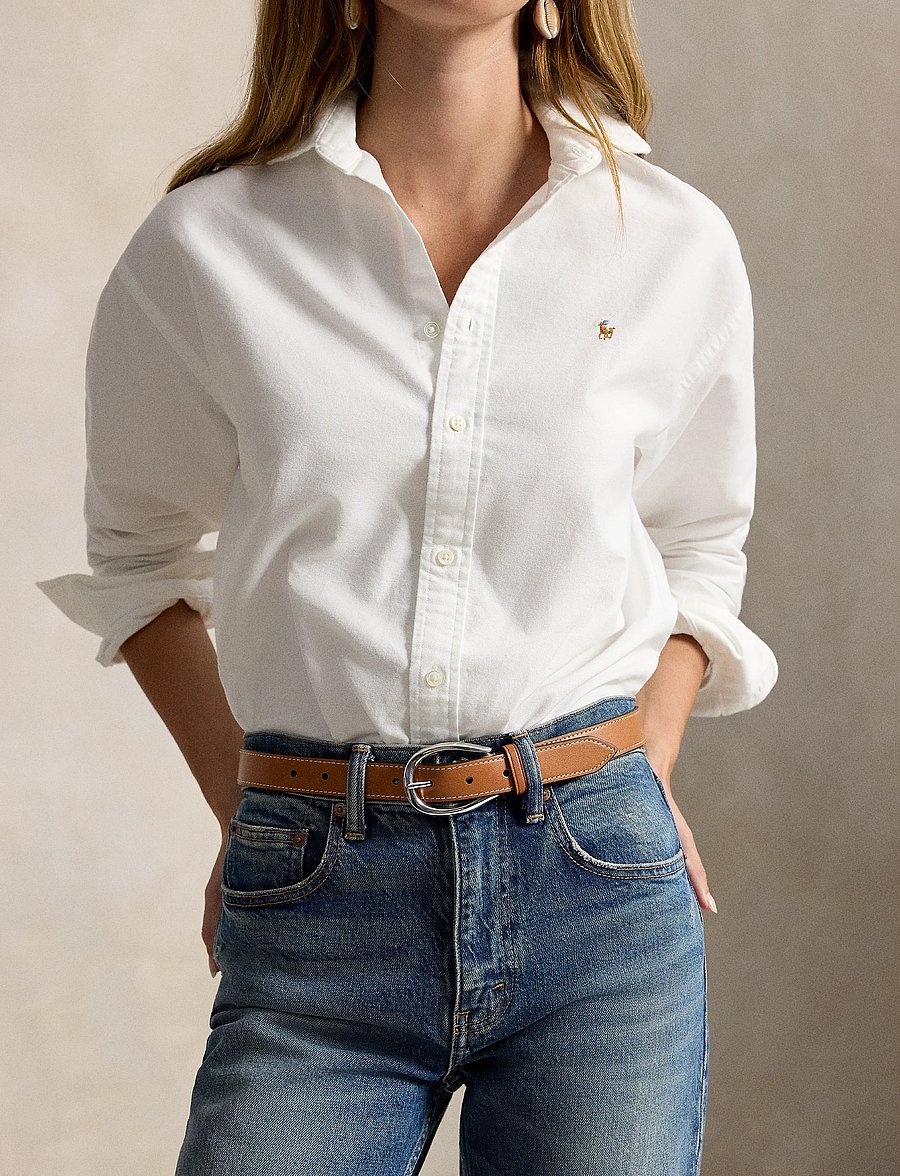 Polo Ralph Lauren - Stirrup-Buckle Leather Belt - leather belts - cuoio - 0