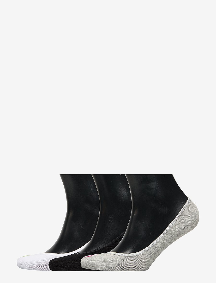 Polo Ralph Lauren - Ultralow Liner Sock 3-Pack - ankelstrømper - swgth - 0