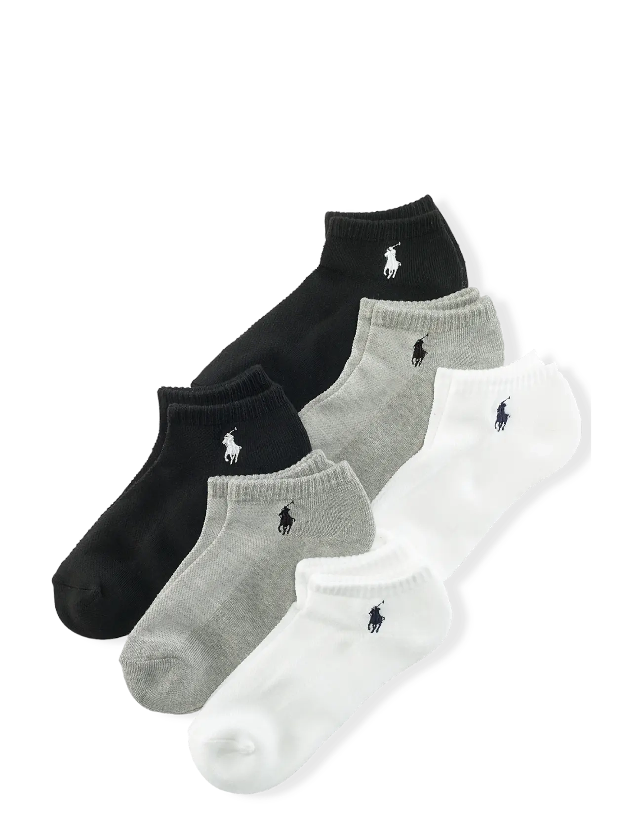 Polo Ralph Lauren Low-Profile Sport Sock 6-Pack - Underkläder - AST 991 / grey