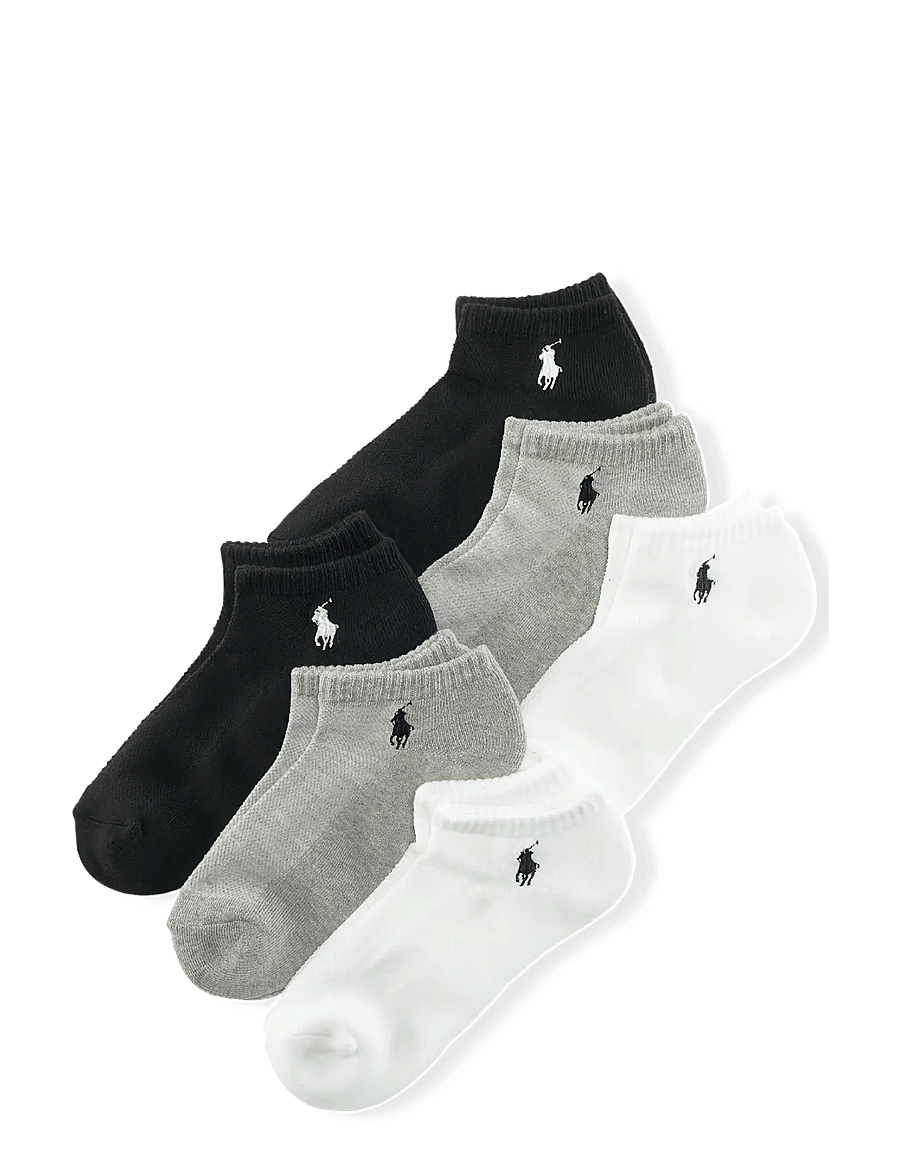 Polo Ralph Lauren - Low-Profile Sport Sock 6-Pack - ankelstrømper - ast 991 - 0