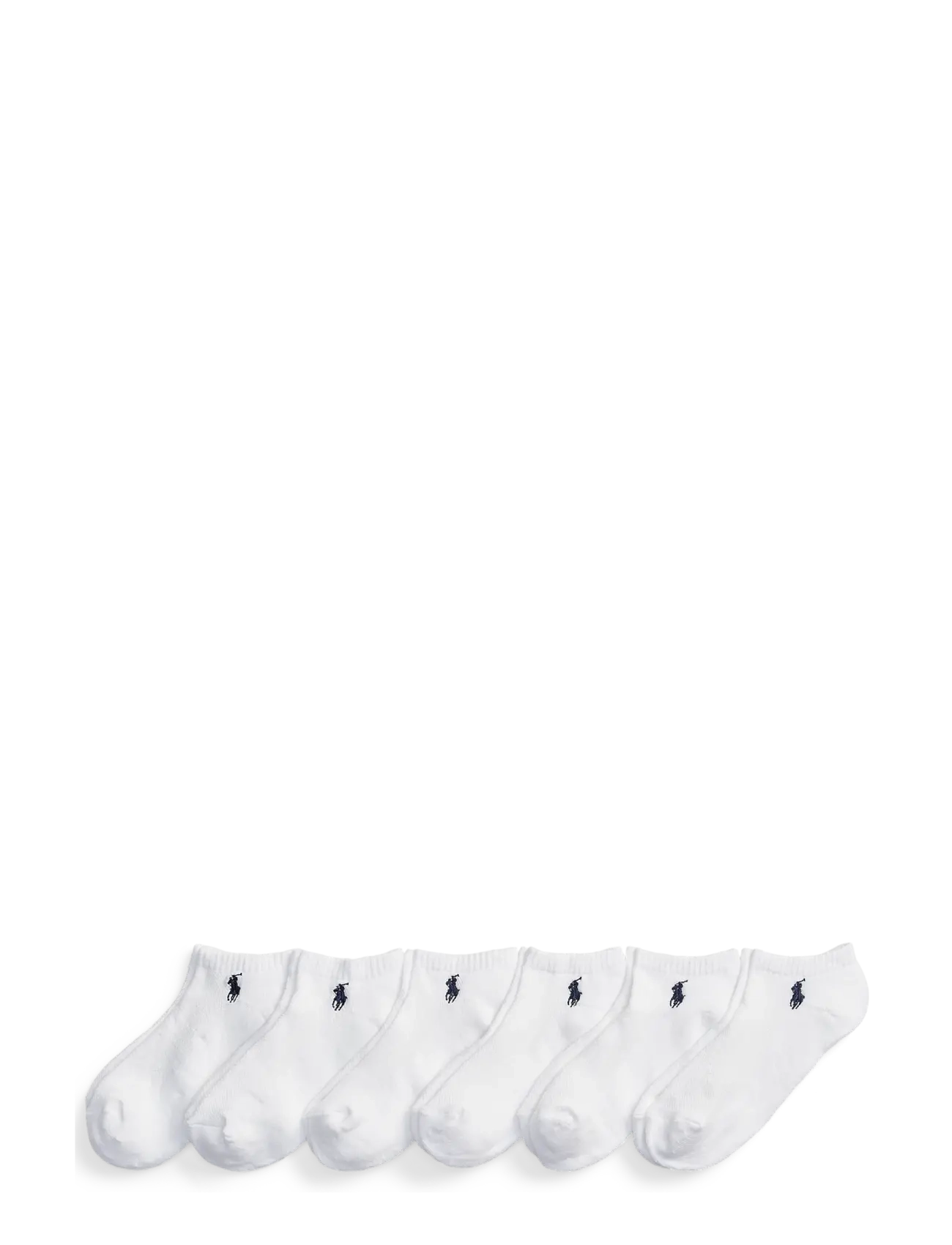 Polo Ralph Lauren Low-Profile Sport Sock 6-Pack - Underkläder - WHITE / white