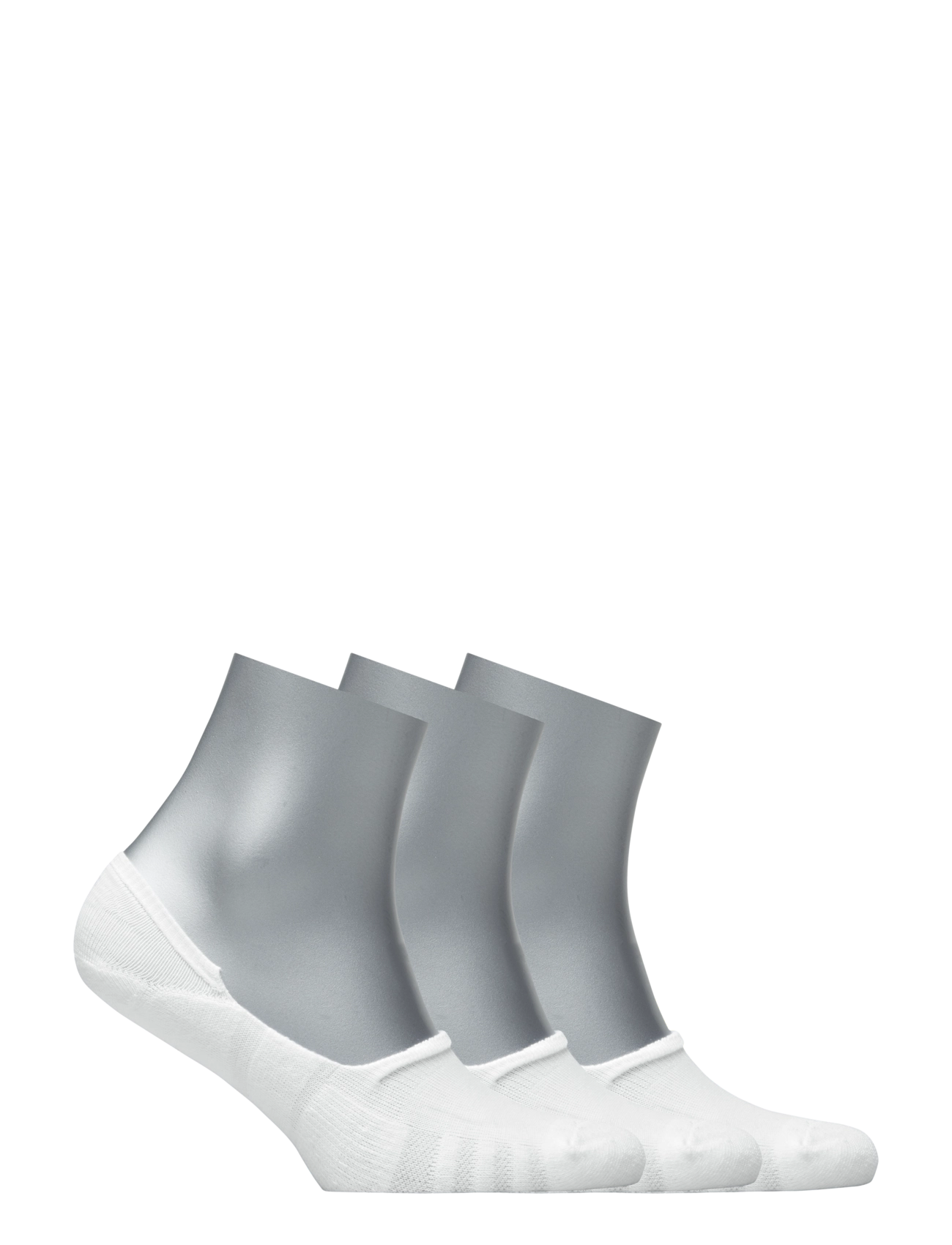 Polo Ralph Lauren - POLY BLEND-CSHN SNEAKER LINR 3P - ankelstrumpor - white/black - 4