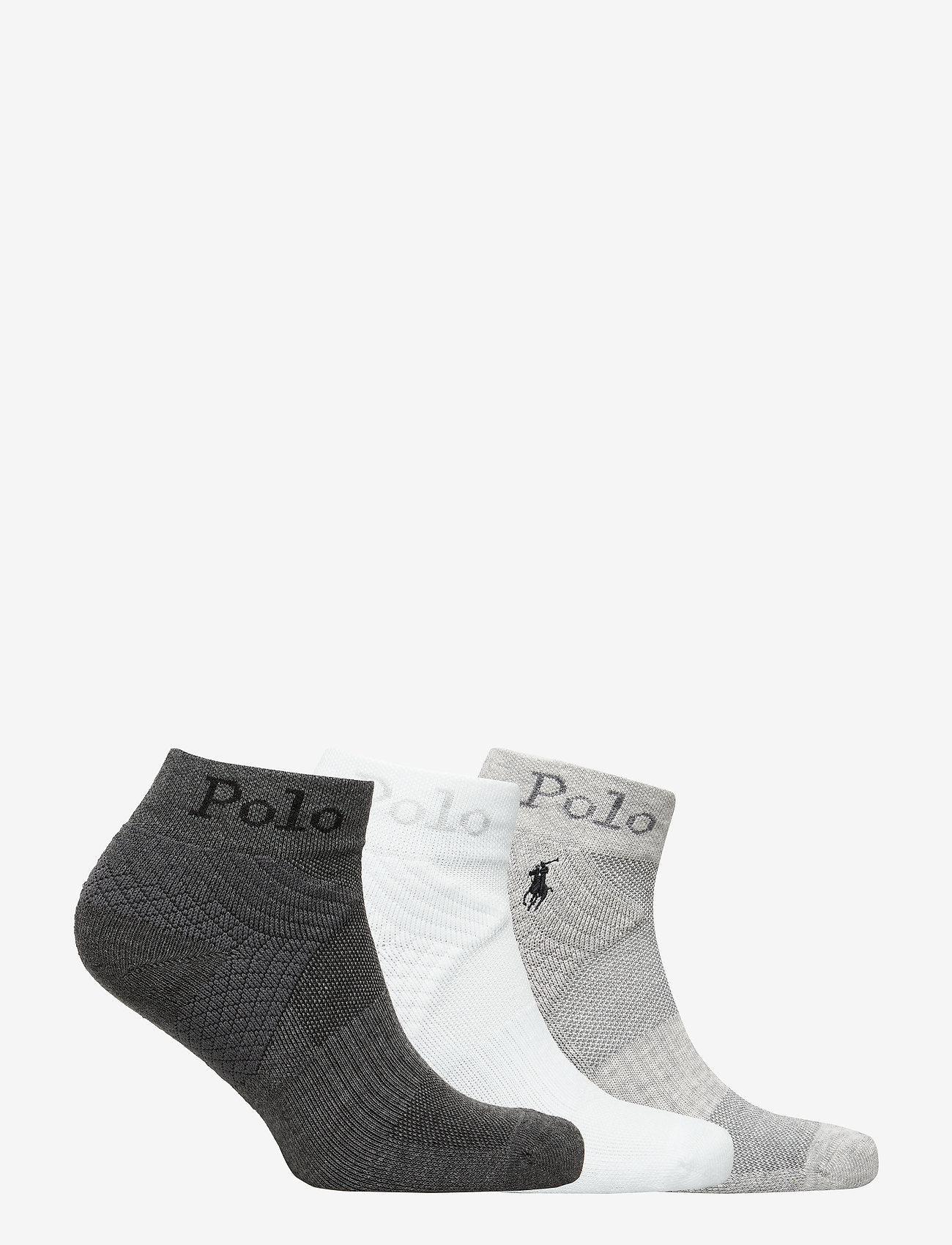 Polo Ralph Lauren - POLY BLEND-ANKLET-SOX-3PK - grey assorted - 1