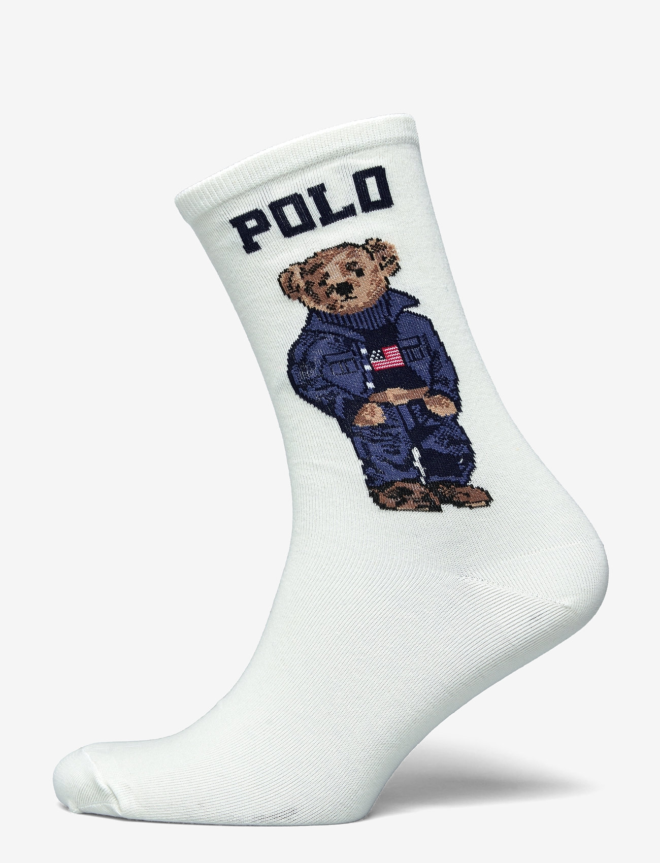 Polo Ralph Lauren - Polo Bear Crew Socks - vanliga strumpor - ivory - 0
