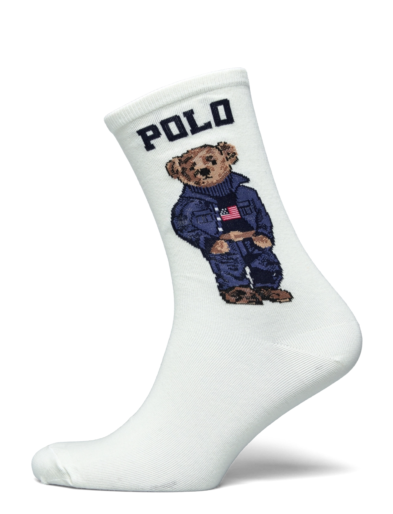 Polo Ralph Lauren Polo Bear Crew Socks - Nyheder - IVORY / white
