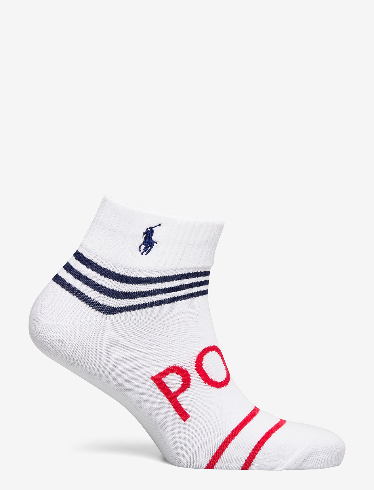 Polo Ralph Lauren - COTTON-POLO STRIPE QUARTER - s20 white - 1