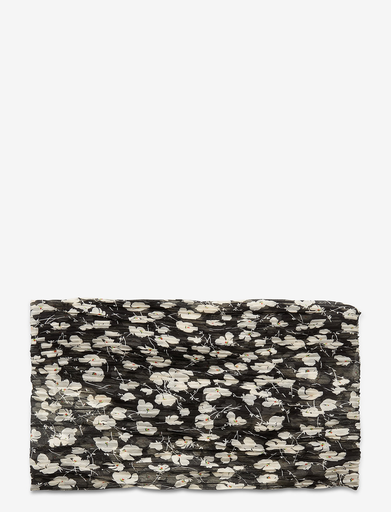Polo Ralph Lauren - SILK BLEND-PLEATED FLOR SQUARE - black/cream - 1