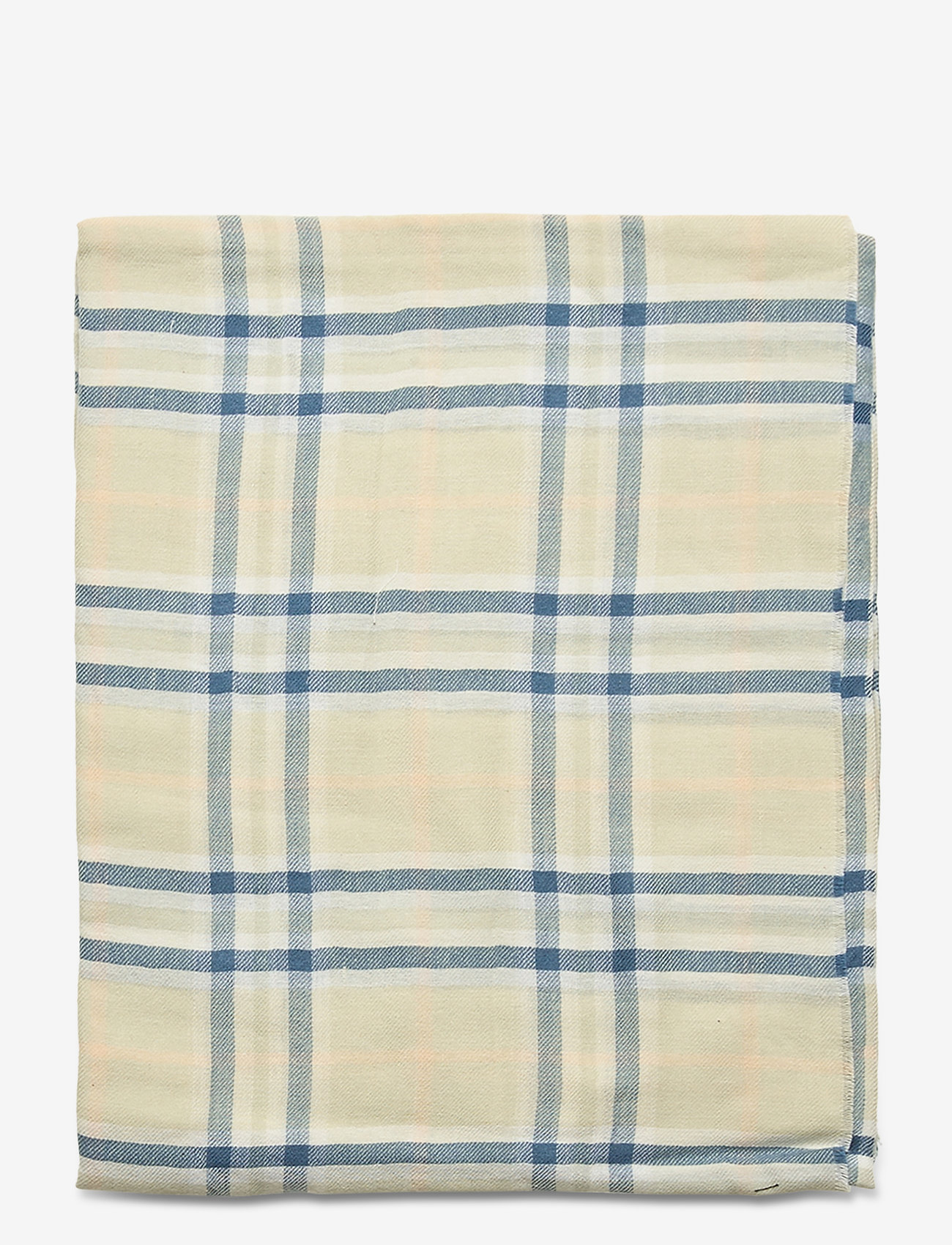 Polo Ralph Lauren - Plaid Cotton-Blend Scarf - green plaid - 1