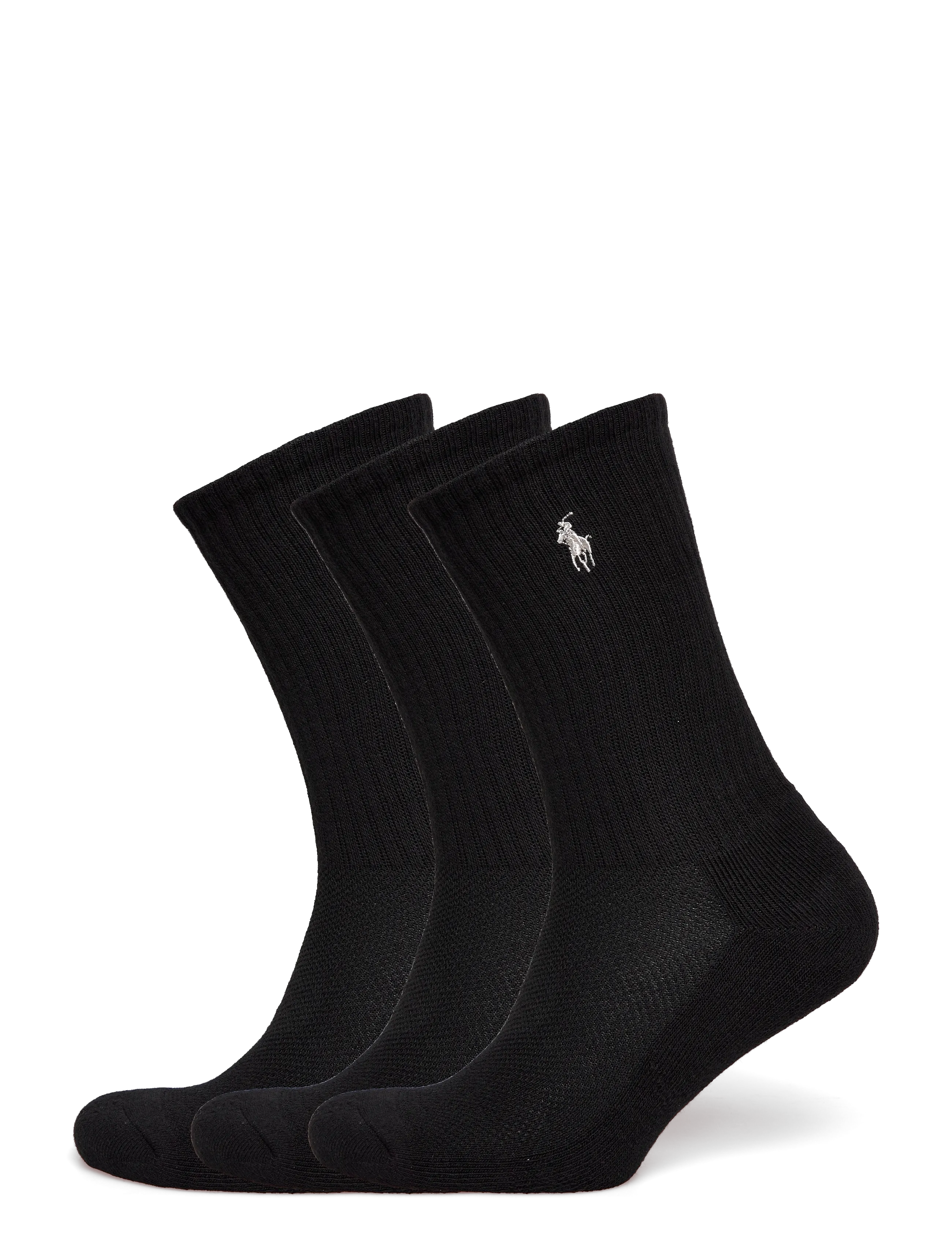 Polo Ralph Lauren COTTON BLEND-SPRT CRW 3PK-AKL-3PK - Socks - BLACK / black