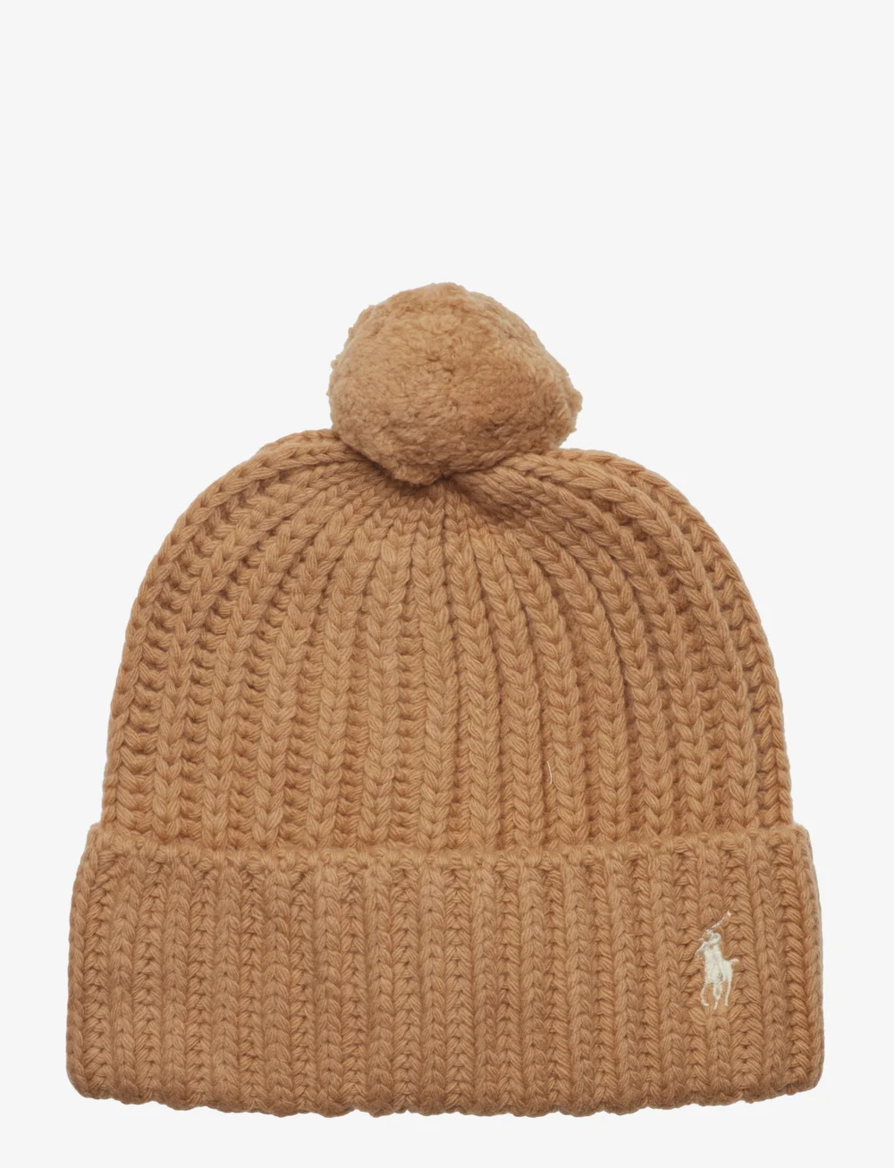 Polo Ralph Lauren Wool Blend rib Pom Pom Hat Hats Boozt