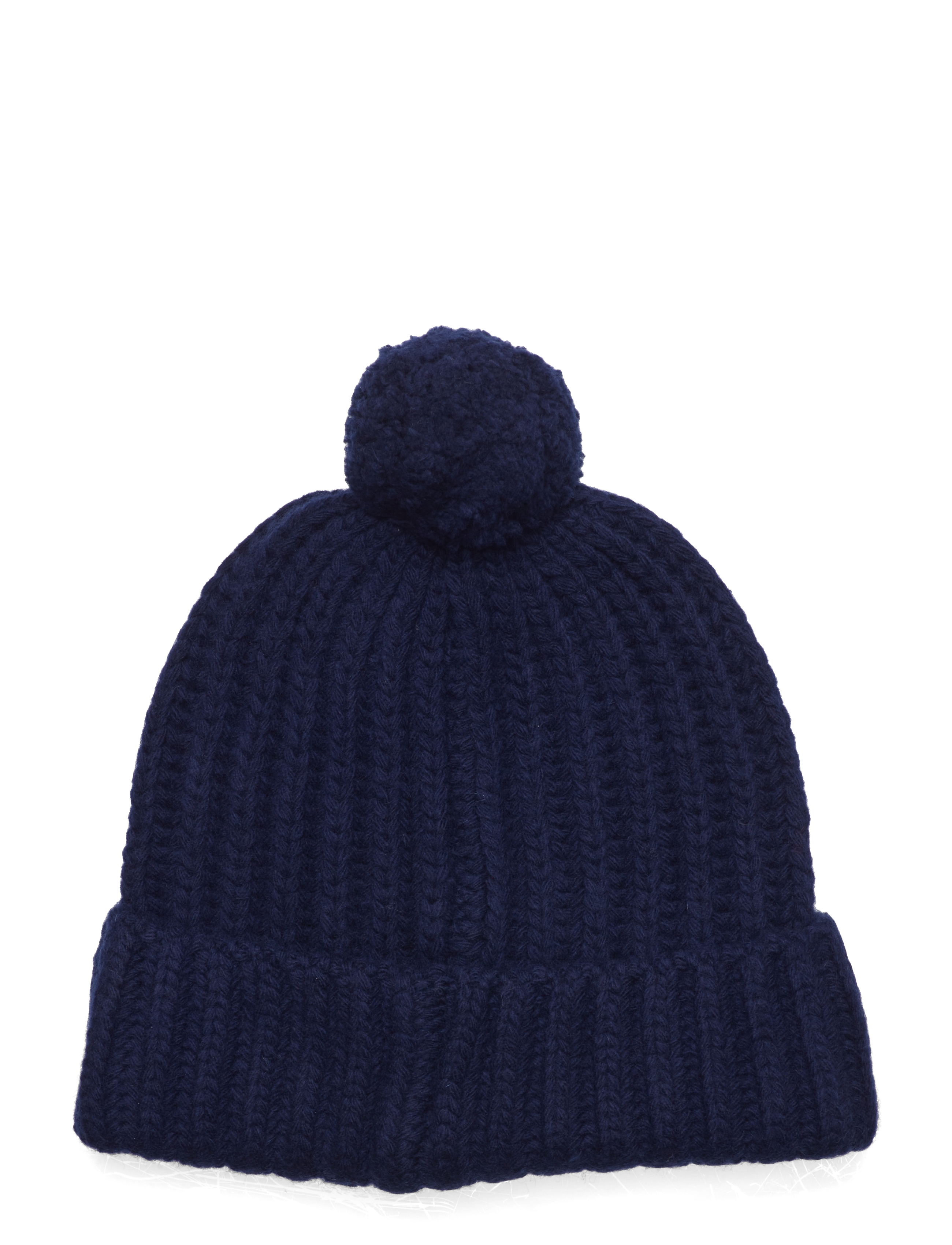 Polo Ralph Lauren - Polo Bear Rib-Knit Pom-Pom Beanie Hat - hunter navy - 1