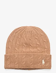 Polo Ralph Lauren - WOOL BLEND-WOOL CASH CUFF HAT - kepurės - camel - 0