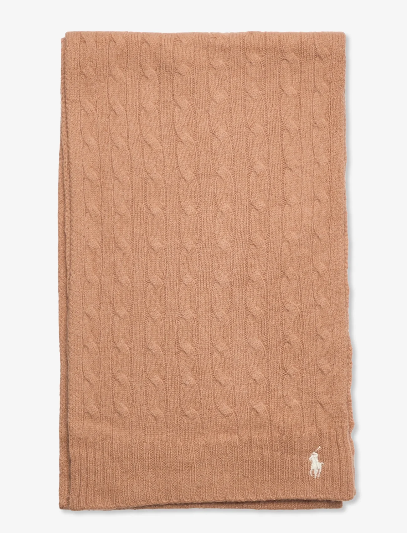 Polo Ralph Lauren - Rib-Knit Wool-Cashmere Scarf - talvesallid - camel - 1