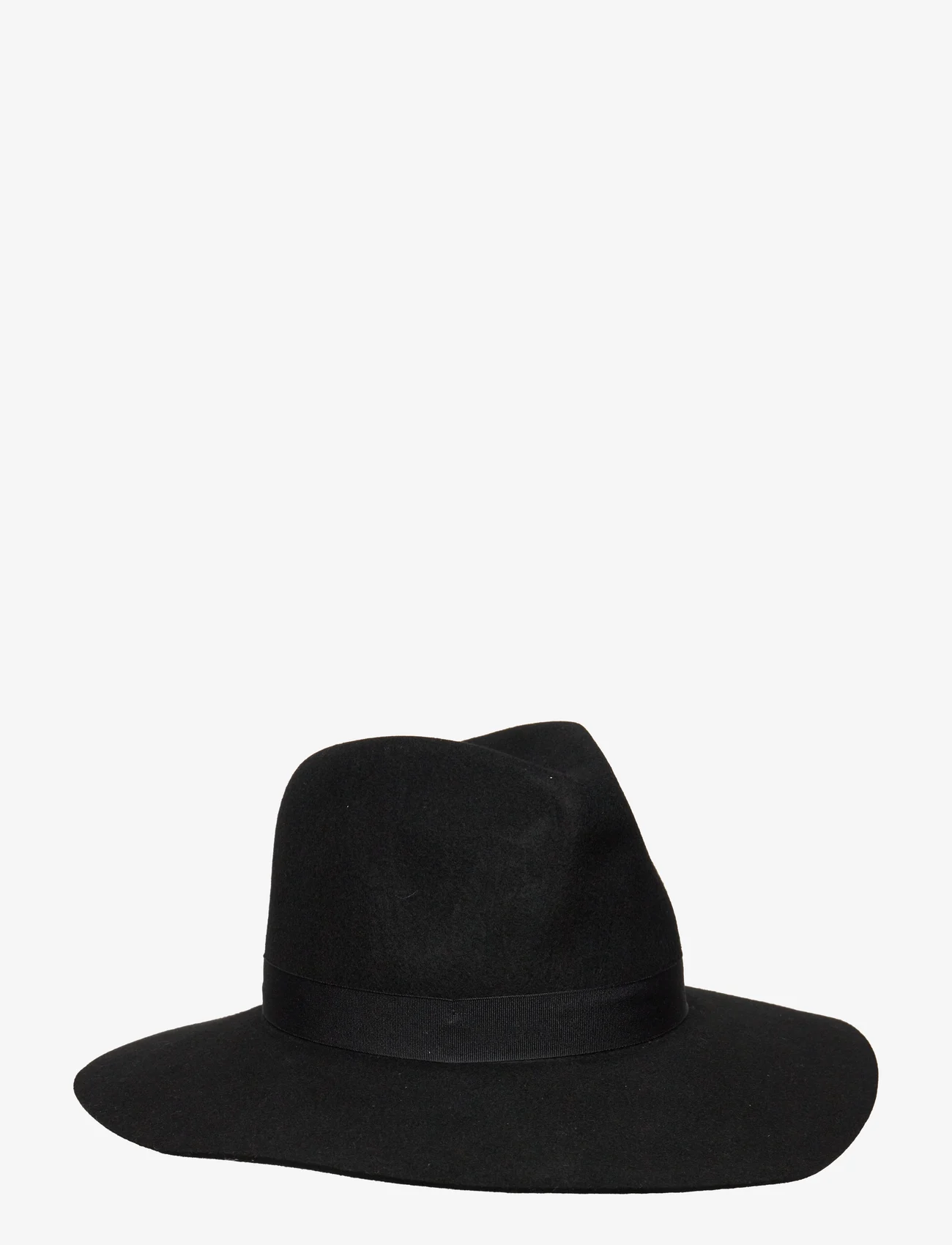 Polo Ralph Lauren - Logo Wool Fedora - skrybėlės - black - 0