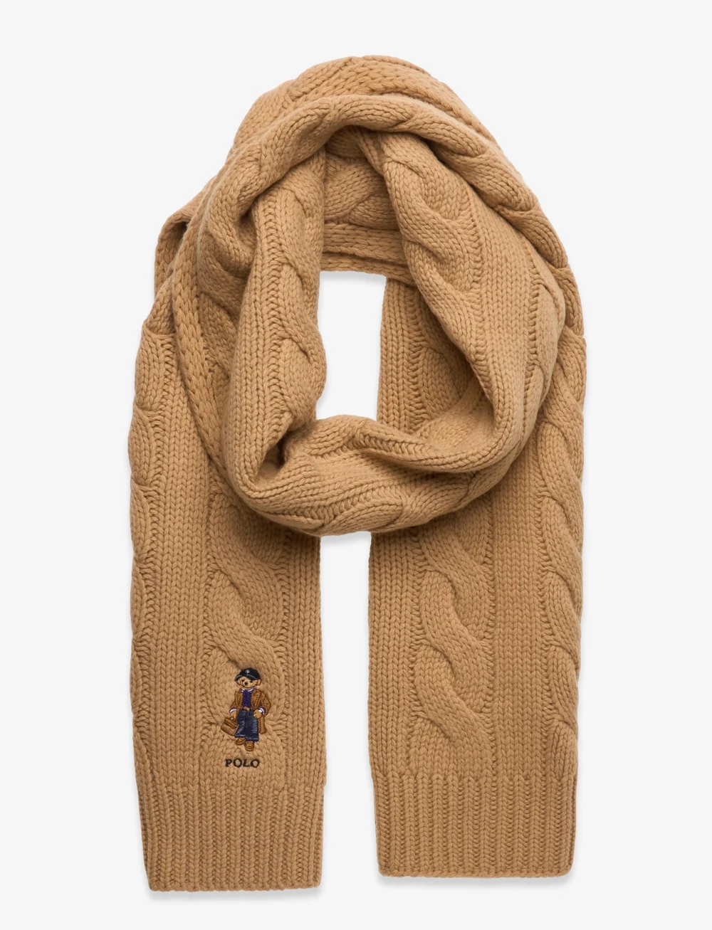 Polo Ralph Lauren Wool Blend fall Bear Scarf scarves shop at Booztlet