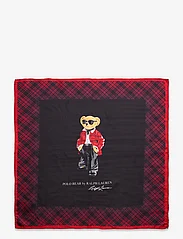 Polo Ralph Lauren - SILK-HOLIDAY BEAR SILK - lakati - black/red plaid - 1