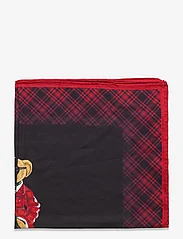 Polo Ralph Lauren - SILK-HOLIDAY BEAR SILK - skarelės - black/red plaid - 2